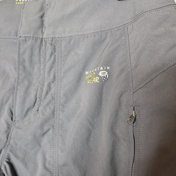 Mountain HardWear pants women Sz 8 Gray Hiking Outdoor Gear Cargo Active - Picture 4 of 10